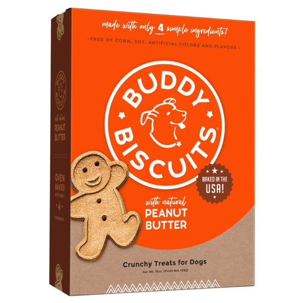 Buddy Biscuits with Peanut Butter Oven Baked Dog Treats