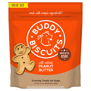 Buddy Biscuits with Peanut Butter Oven Baked Dog Treats