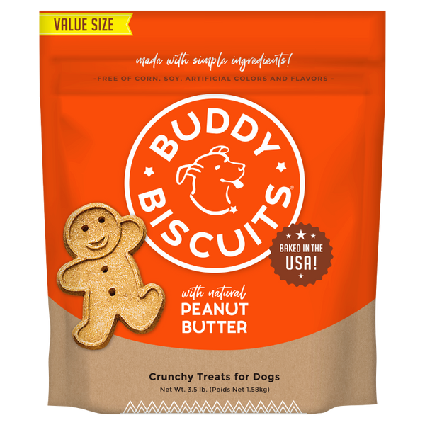 Buddy Biscuits with Peanut Butter Oven Baked Dog Treats