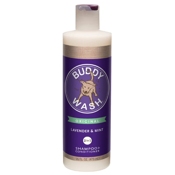 Buddy Wash Shampooing et après-shampooing original Lavande & Menthe pour chiens, bouteille de 16 oz