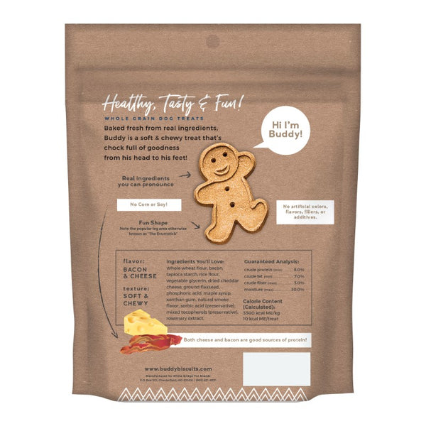 Buddy Biscuits friandises molles et moelleuses pour chiens au bacon et au fromage