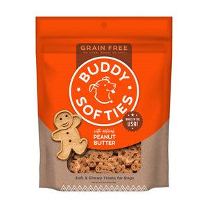 Buddy Biscuits Friandises molles et moelleuses sans céréales au beurre de cacahuète fait maison pour chiens, 5 oz