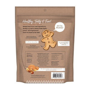 Buddy Biscuits Friandises molles et moelleuses sans céréales au beurre de cacahuète fait maison pour chiens, 5 oz