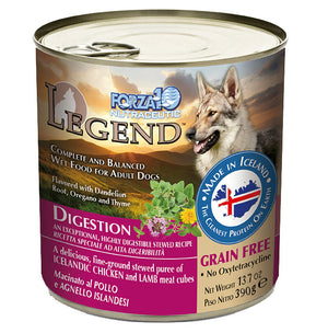 Forza10 Legend Digestion Chicken & Lamb Recipe Grain-Free Wet Dog Food, 13.7-oz