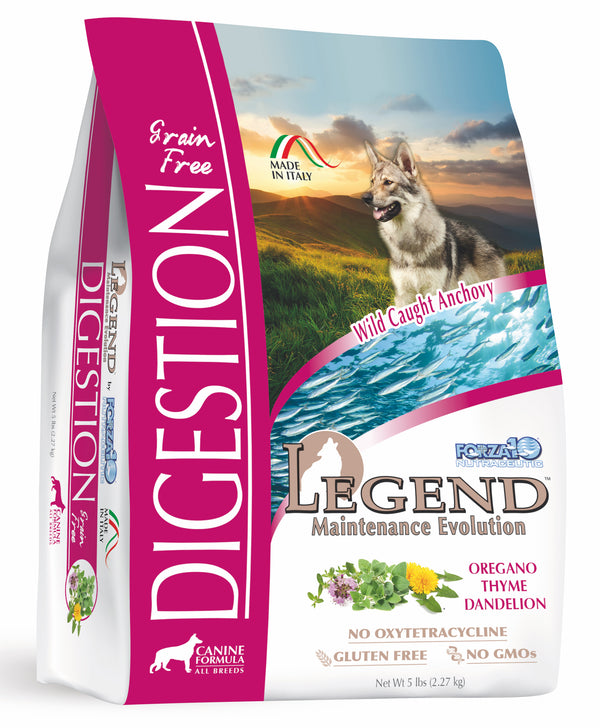 Forza10 Nutraceutic Legend Digestion Wild Caught Anchovy Grain-Free Dry Dog Food, 25-lb