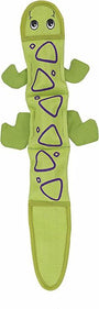 Outward Hound Fire Biterz Lizard Dog Toy, Green, Large