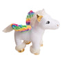 Snugarooz Peggy the Pegasus Dog Toy, White, 10-in