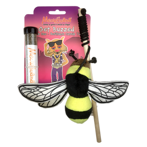 Meowijuana Jouet pour chat à herbe à chat rechargeable Get Buzzed Bee