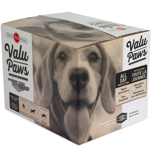 Precision ValuPaws Tapis d’entraînement pour chiens, paquet de 100