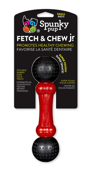 Spunky Pup Fetch & Chew Bone Dog Toy, Small
