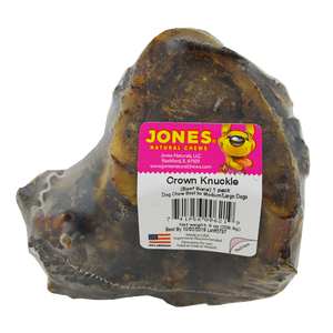 Friandise pour chien Jones Natural Chews Crown Knuckle Os de bœuf, 1 unité