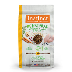 Instinct Be Natural Real Chicken & Brown Rice Dry Dog Food