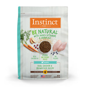 Instinct Be Natural Real Chicken & Brown Rice Puppy Dry Dog Food