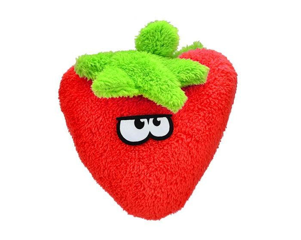 Cycle Dog Jouet pour chien Duraplush Fraise, rouge