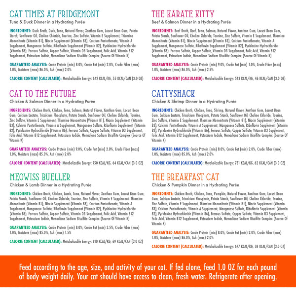 Cats in the Kitchen Pate The Brat Pack Variety Pack Wet Cat Food Pouch, 3-oz, 12-pk