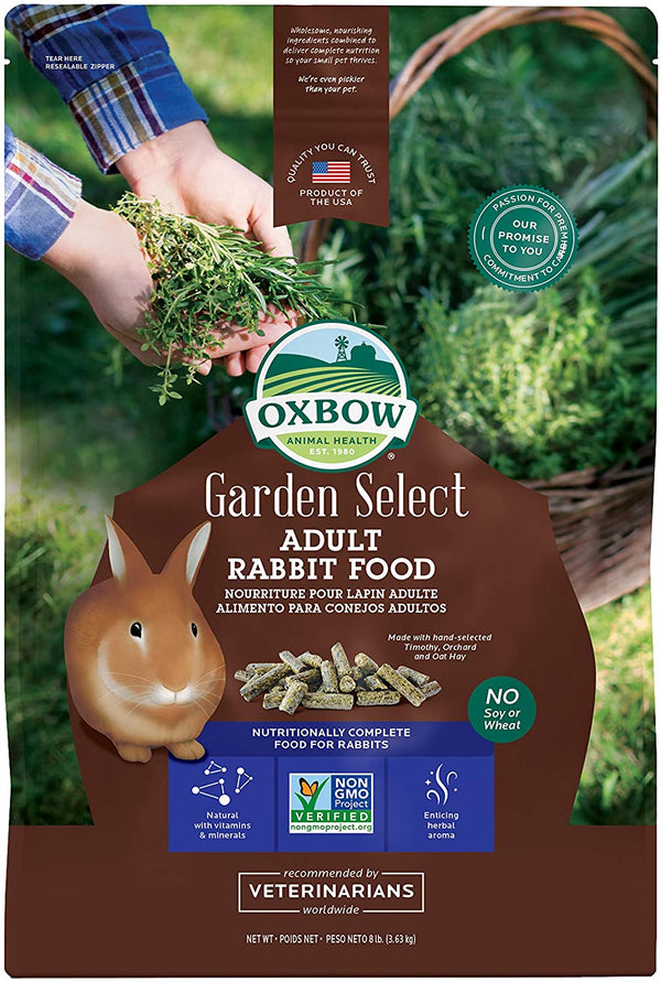 Oxbow Garden Select Adult Rabbit Food, 8-lb