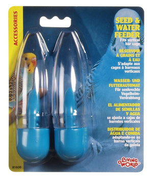 Living World Seed & Water Feeder, 2-pack