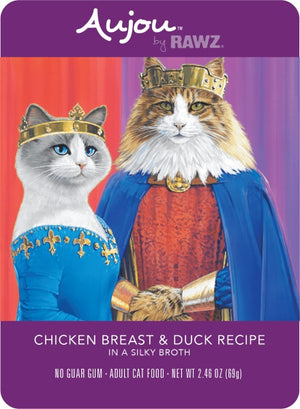 Aujou by RAWZ Cat Chicken Breast & Duck Wet Cat Food Pouch