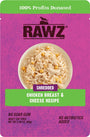 RAWZ Cat Shredded Chicken Breast & Cheese Recipe Wet Cat Food Pouch, 2.46-oz