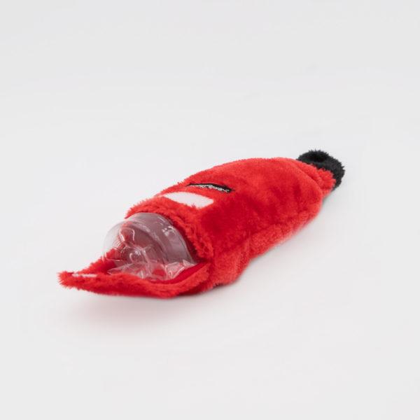 ZippyPaws Holiday Happy Hour Crusherz Santa's Schnapps Dog Toy
