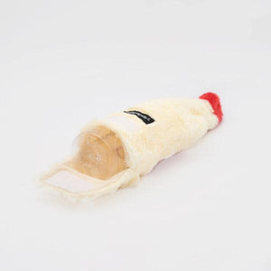 ZippyPaws Holiday Happy Hour Crusherz Elf Nog Dog Toy