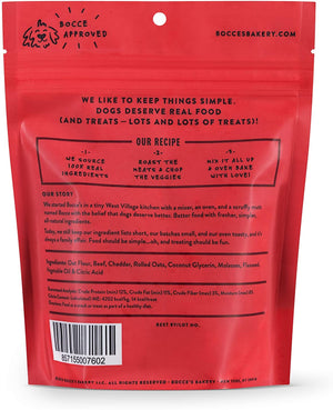 Bocce's Bakery Everyday Say Moo Recette Bœuf & Cheddar Friandises molles et moelleuses pour chiens, 6 oz