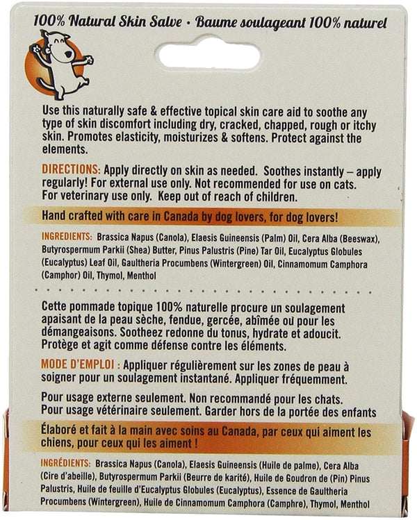 Sootheeez Nose-to-Tail Salve Stick for Dogs, 0.5-oz / 14-gram
