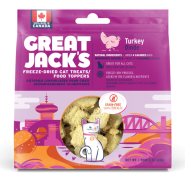 Great Jack's Friandises pour chats lyophilisées à la dinde sans céréales
