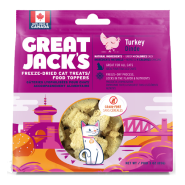 Great Jack's Friandises pour chats lyophilisées à la dinde sans céréales