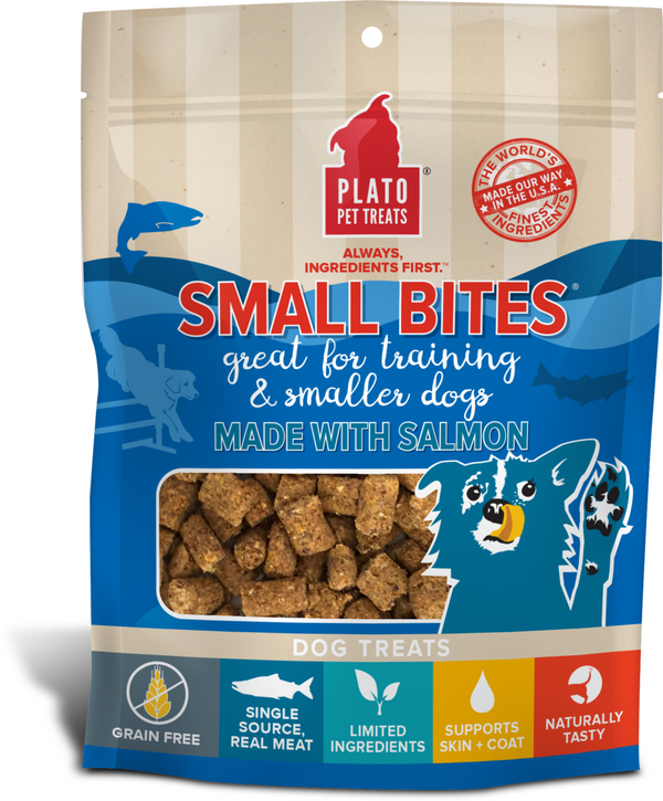 Plato Small Bites Salmon Dog Treats