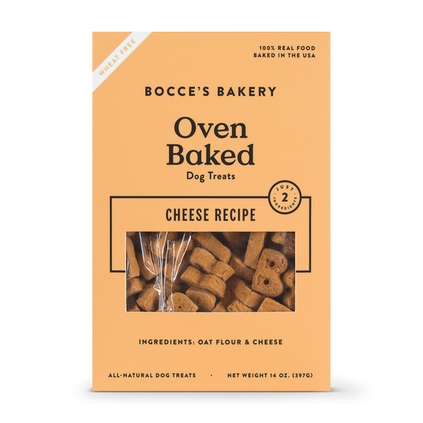 Bocce's Bakery Better Basics Cheese Dog Biscuits, 14-oz