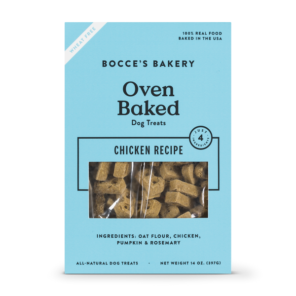 Bocce's Bakery Better Basics Chicken Dog Biscuits, 14-oz