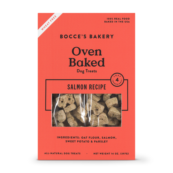 Bocce's Bakery Better Basics Salmon Dog Biscuits, 14-oz