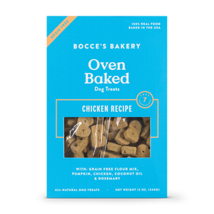 Bocce's Bakery Better Basics Grain-Free Chicken Dog Biscuits, 12-oz