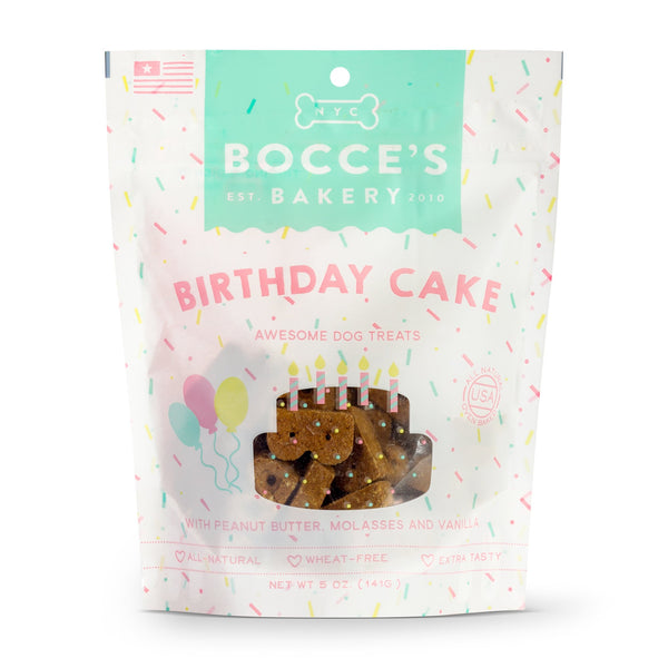 Bocce's Bakery Saisonnier Birthday Cake Biscuits, 141-gram