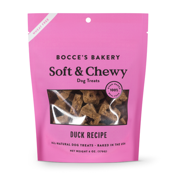 Bocce's Bakery Friandises molles et moelleuses au canard pour chiens 6 oz