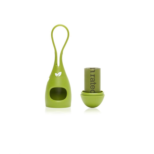 Earth Rated Distributeur de sacs à crottes avec laisse 2.0 avec rouleau simple, parfum lavande