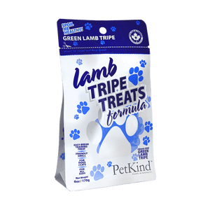 PetKind Green Lamb Tripe Formula Grain-Free Dog & Cat Treats, 6-oz|170-g