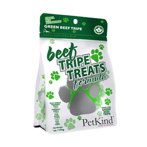 PetKind Green Beef Tripe Formula Grain-Free Dog & Cat Treats, 6-oz|170-g