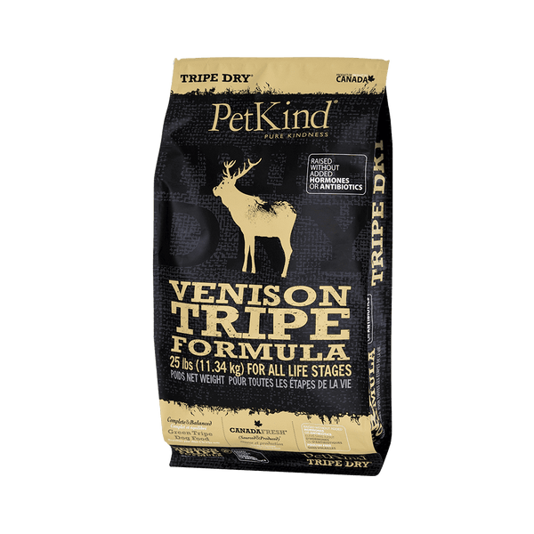 Nourriture sèche pour chiens PetKind Tripe Dry Venison Tripe Formula