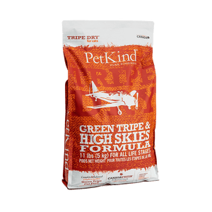 Petkind Tripe Dry Green Tripe & High Skies Formula Dry Cat Food