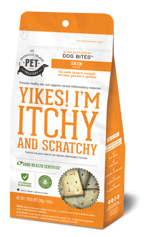 The Granville Island Pet Treatery Skin Yikes! I'm Itchy and Scratchy Dog Treats