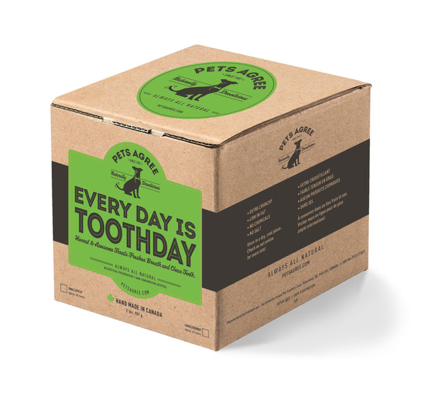 Pets Agree Everyday is Tooth Day Small Biscuit, 2-lb