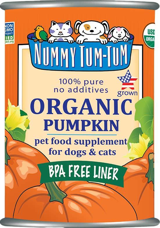 Nummy Tum-Tum Organic Pumpkin Dog & Cat Food Supplement
