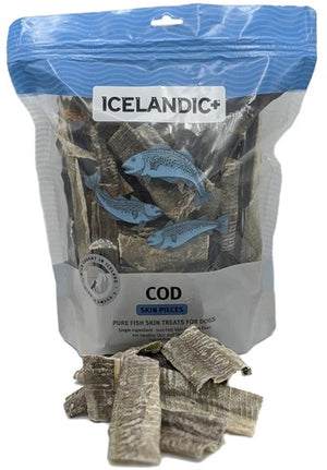 Icelandic+ Cod Skin Pieces Dog Treat