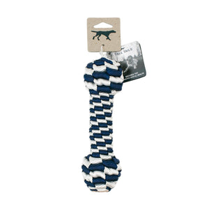Tall Tails Jouet os tressé marine pour chien, 9 pouces