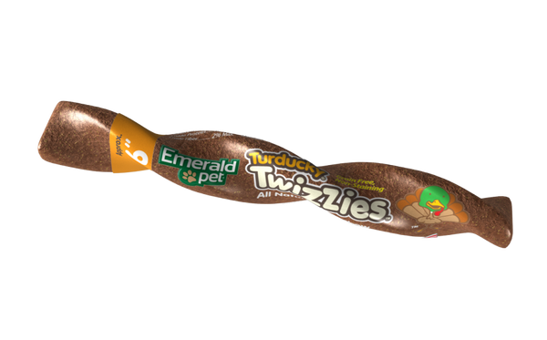 Emerald Twizzies 9'' Turducky Dog Treats