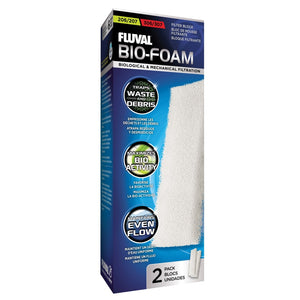 Fluval 206/306, 207/307 Bio-Foam Filter Block for Aquariums, 2-pk