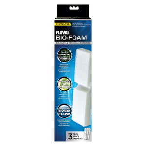 Fluval FX4/FX5/FX6 Bio-Foam Filter Media for Aquariums, 3-pk