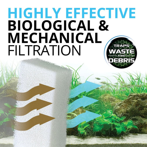 Fluval FX4/FX5/FX6 Bio-Foam Filter Media for Aquariums, 3-pk